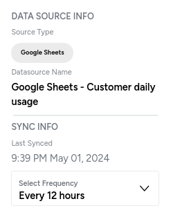 Fig. 9: Configuring sync frequency.