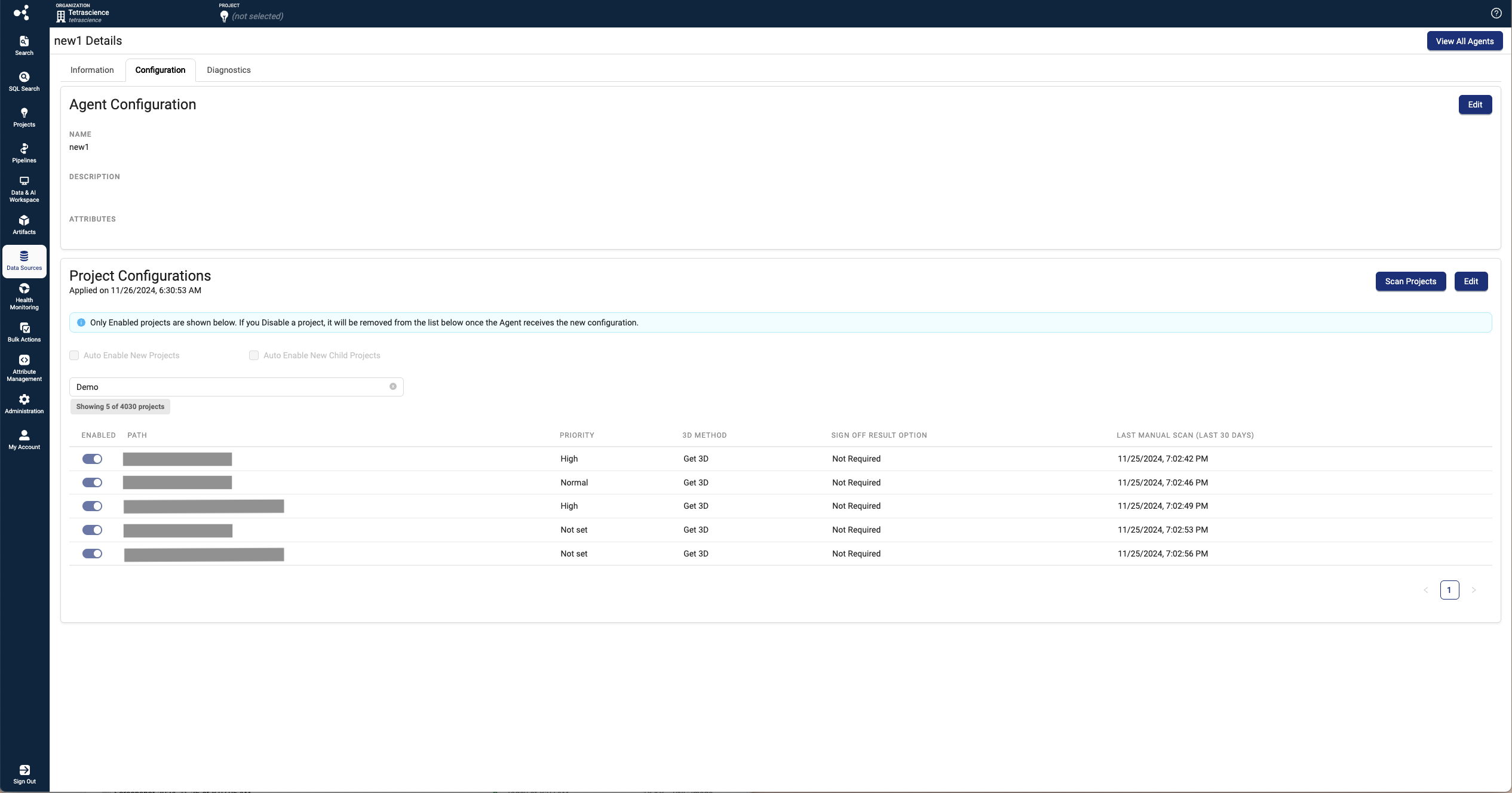 Tetra Empower Agent Project Configurations