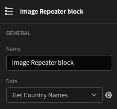 Image repeater block