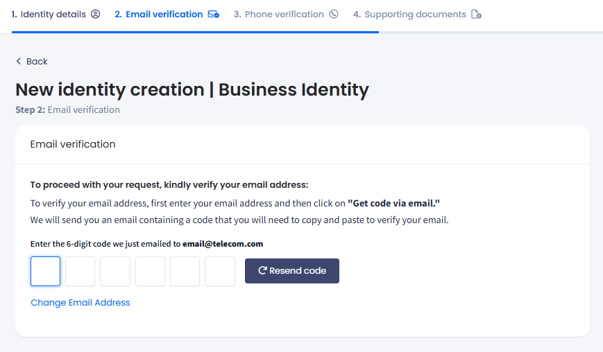 Screenshot with Phone Verification section