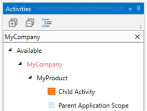 DesignerMetadata adds two activities to the specified category in UiPath Studio.