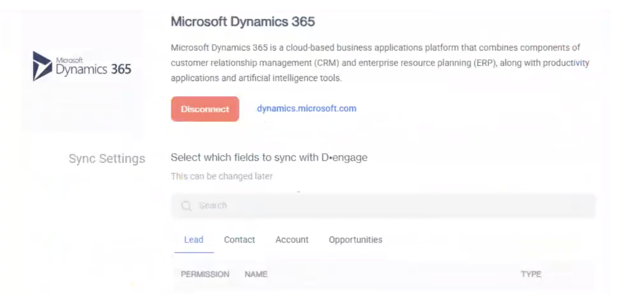 Sync Settings