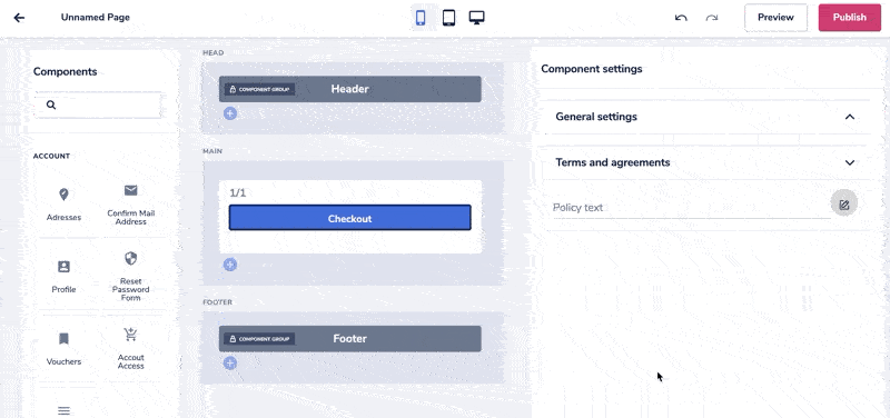 Checkout policy markdown.gif
