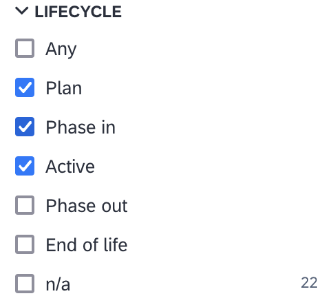 Applying Lifecycle Filter
