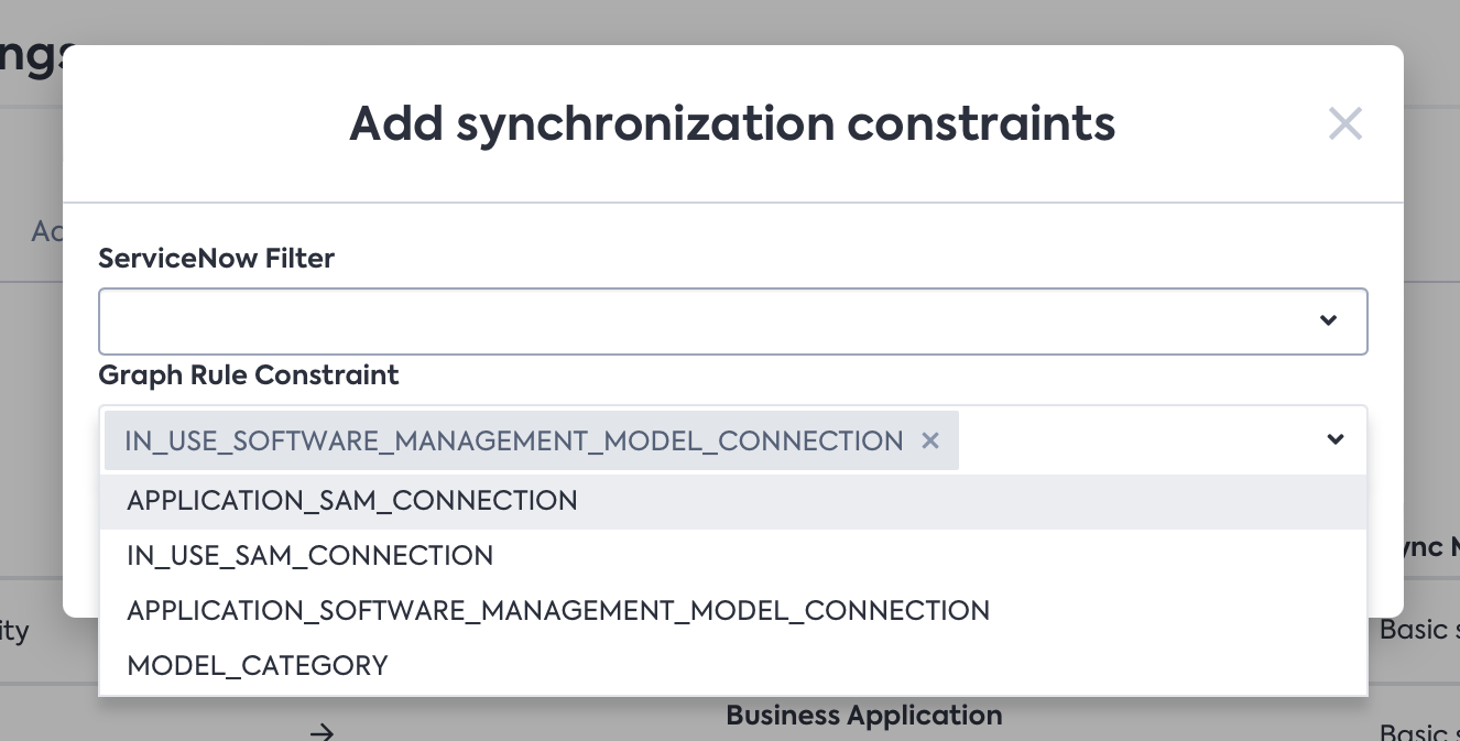 Adding a Graph Rule Constraint