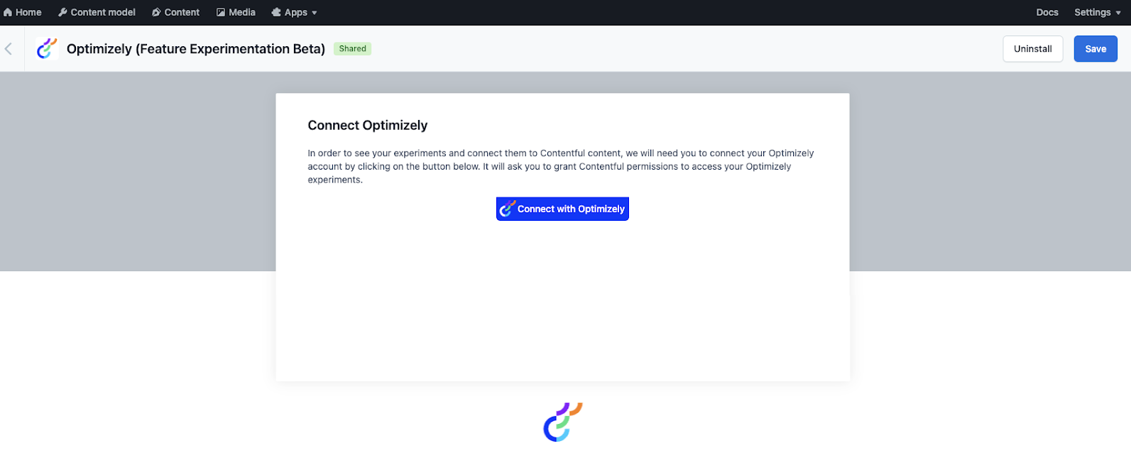 Connect Optimizely in Contentful