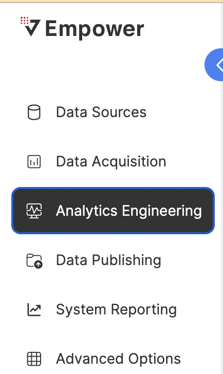Click Analytics Engineering to navigate to the module.