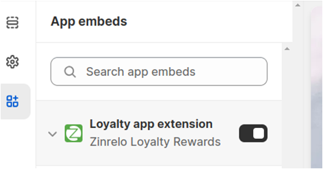 Loyalty app extension