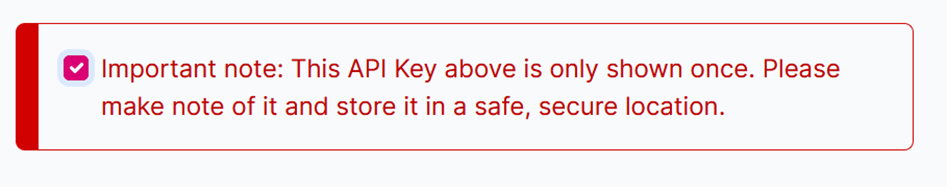 Figure 109: Checking the checkbox.