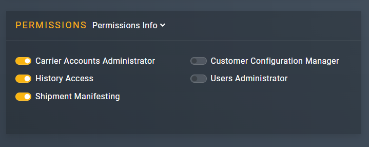 Assigning permissions