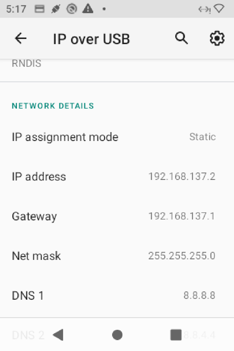 IP over USB