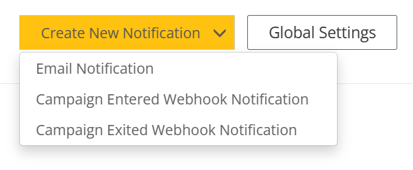 Create New Notification