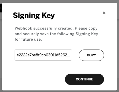 Vizio Developer Portal: Signing Key