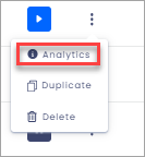 Screenshot of the **Analytics** option