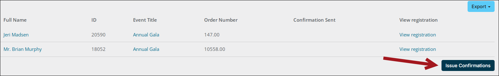 Click issue confirmations.