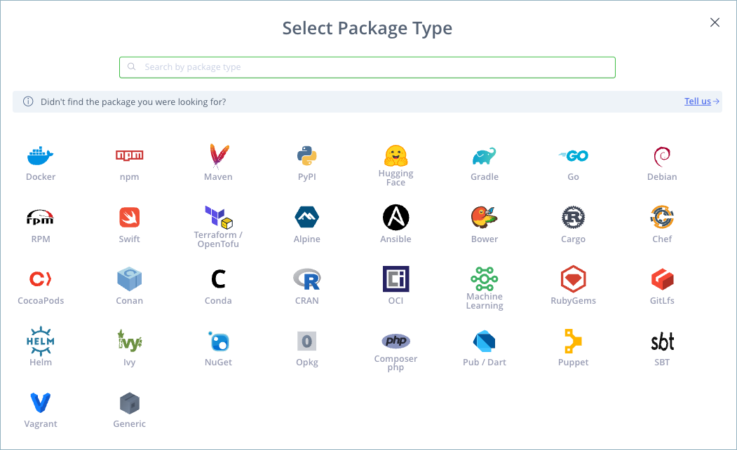 select_package_type_federated_repo.png