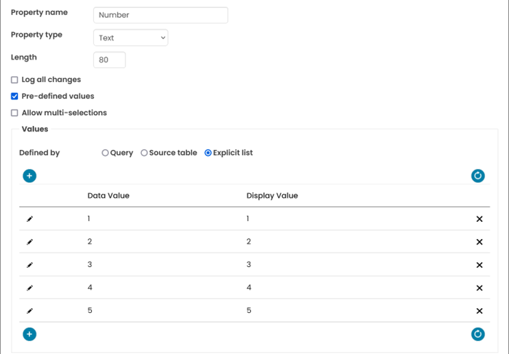 Adding properties