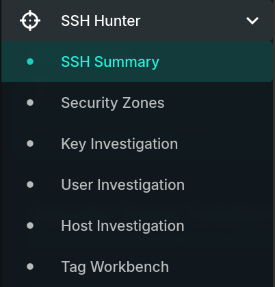 SSH Summary Option in the Sidebar