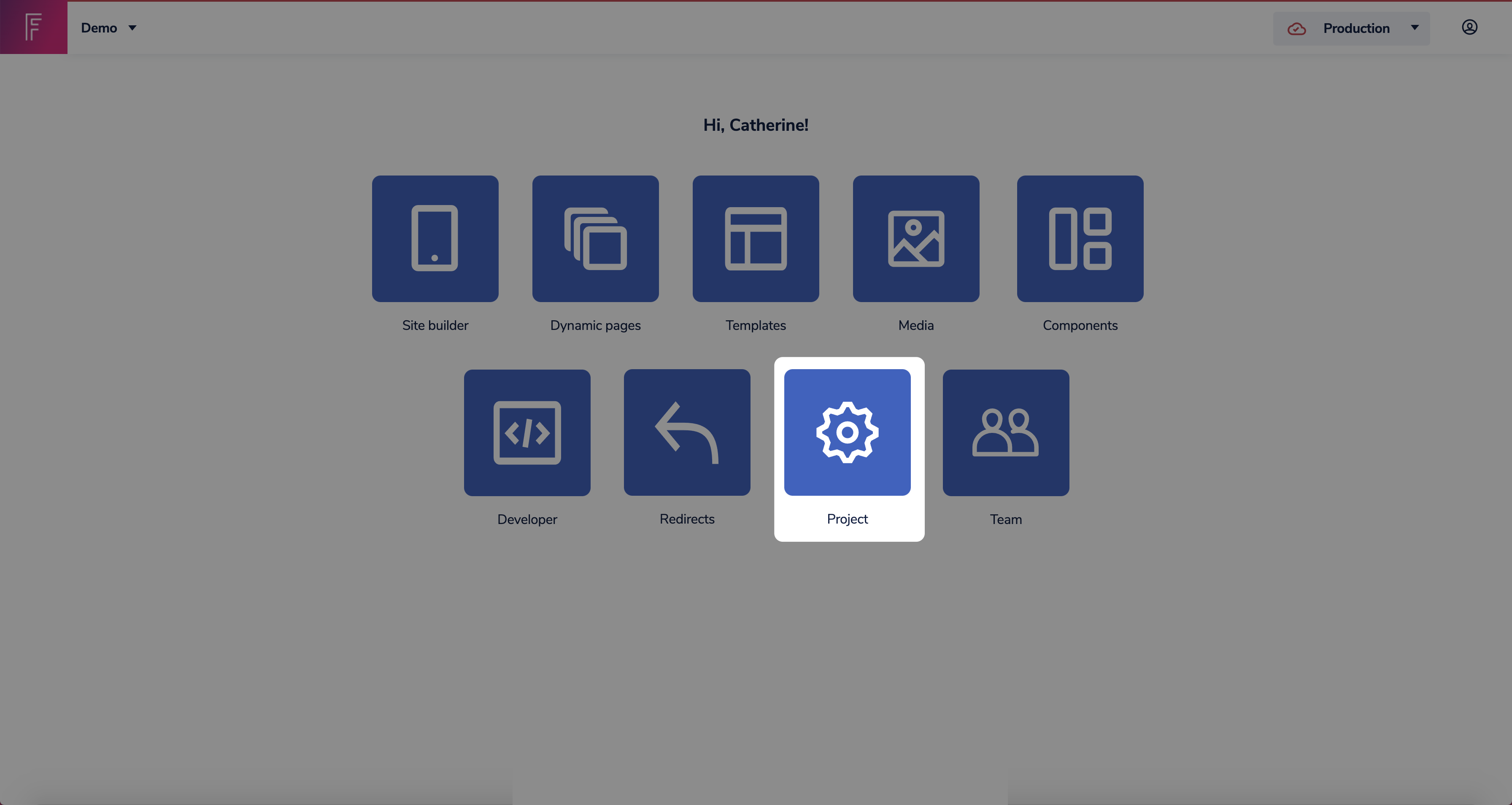 Project on Frontastic studio dashboard.png