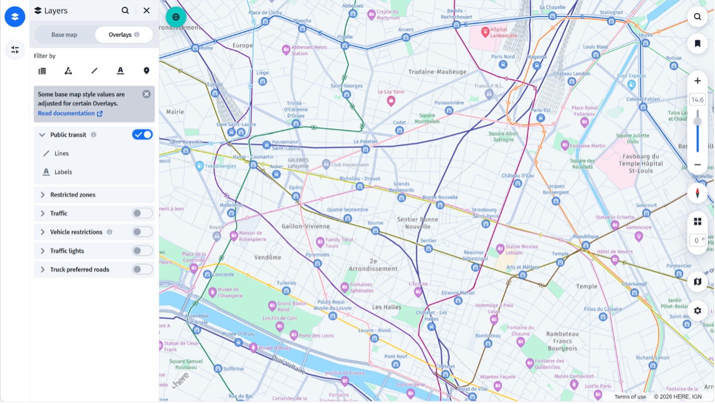A public transit overlay
