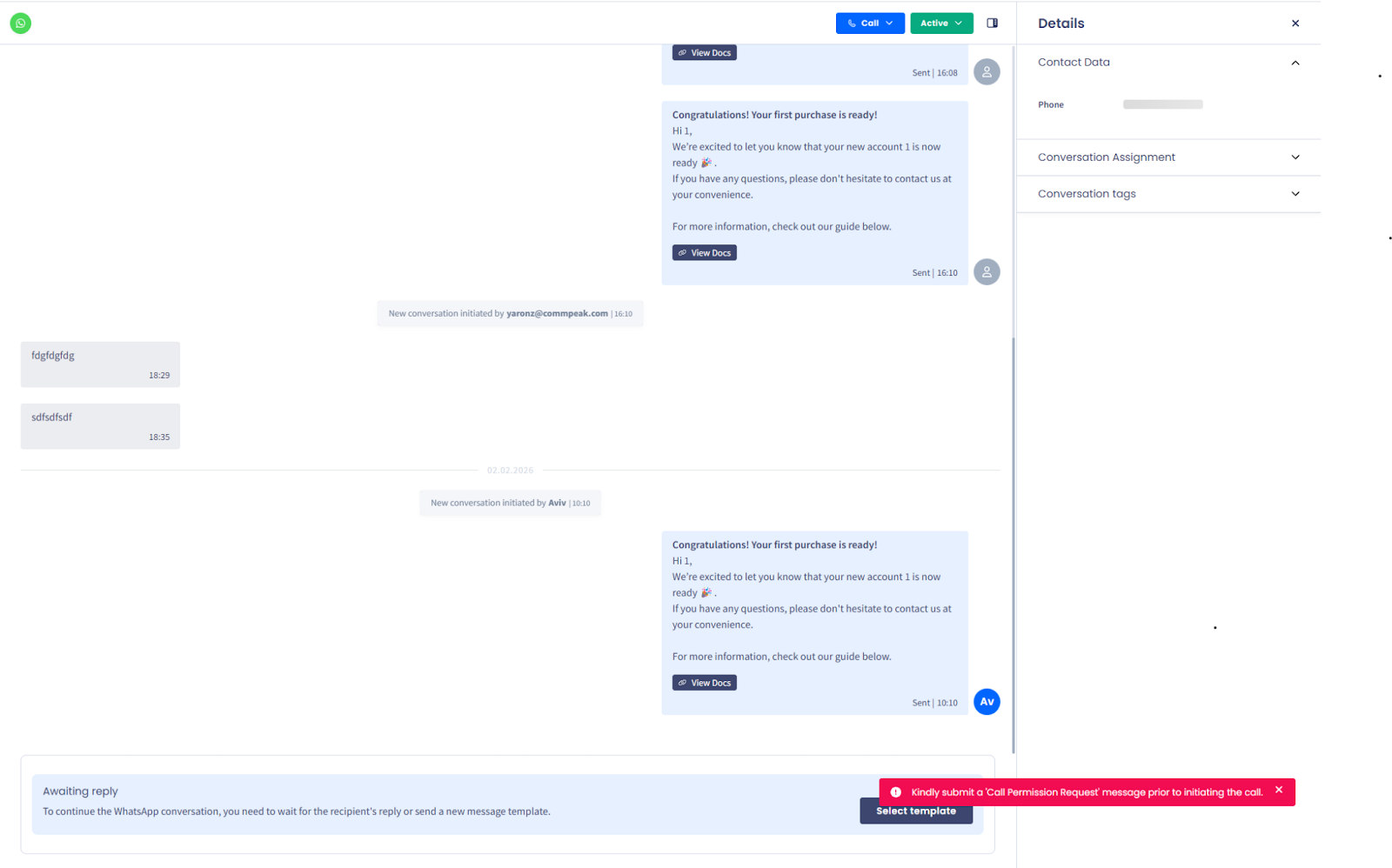 Screenshot with content expired