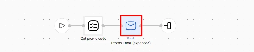 Workflow to get a promo code