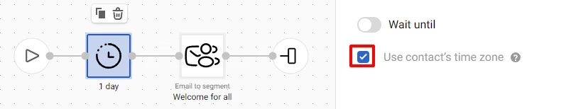 Contact’s time zone parameter