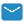 email icon an envelope shape in blue