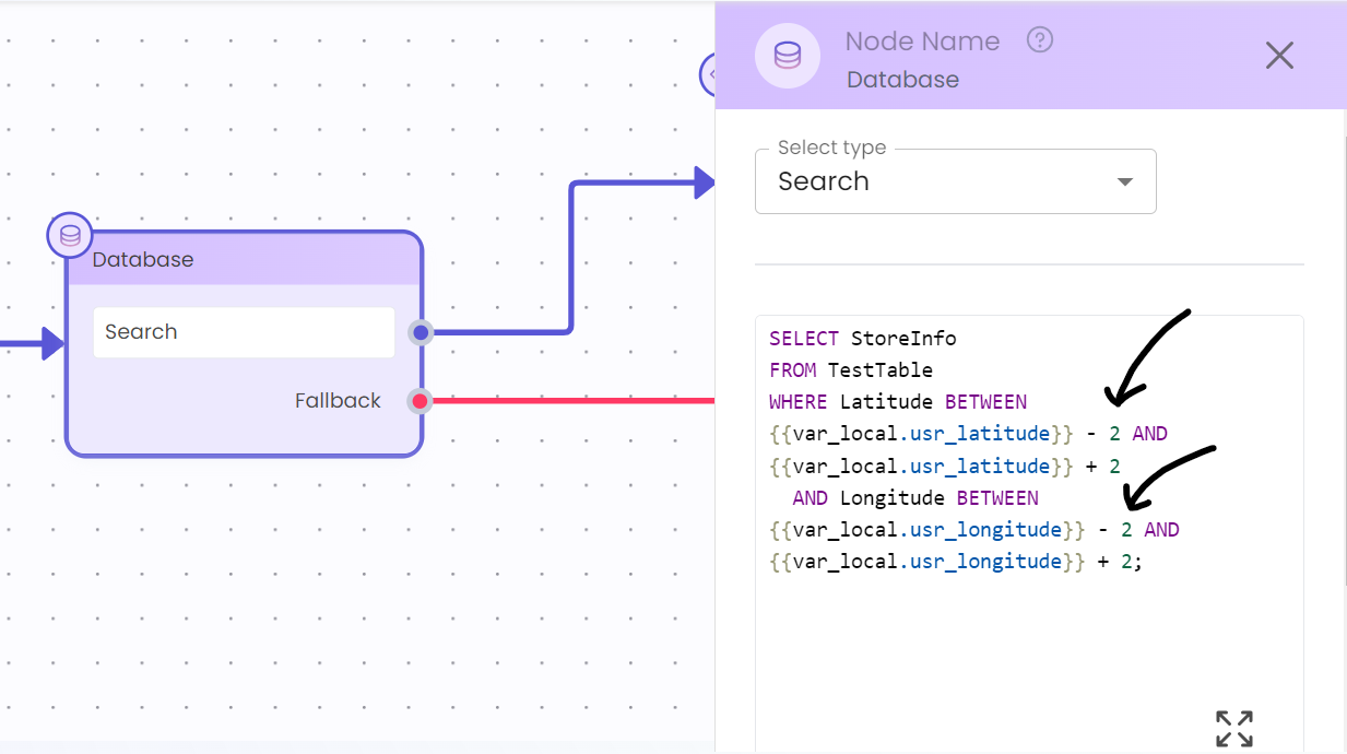 Database node