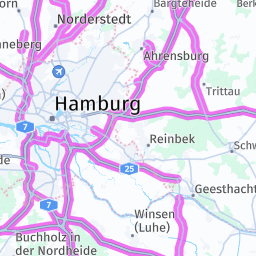 Hamburg - Truck Preferred Roads
