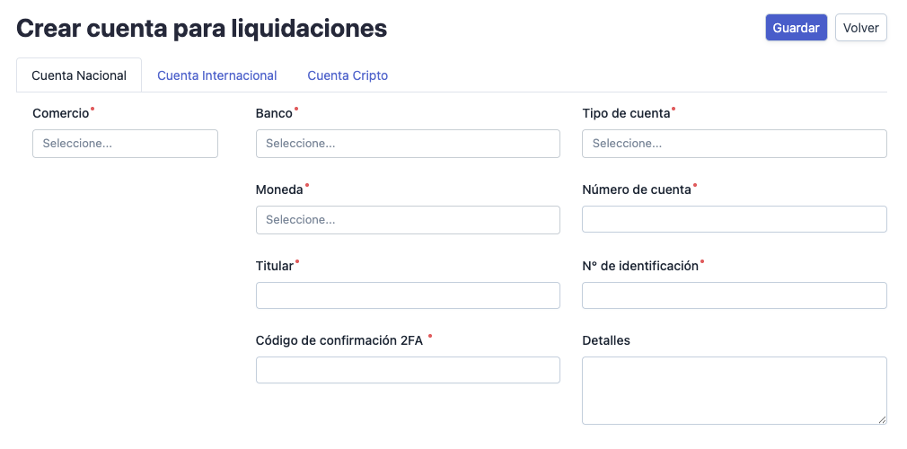 Formulario cuenta nacional