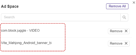 **Display Ad Space ID**