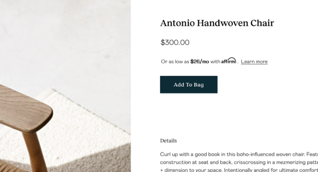 As low as $26 per month with Affirm. Learn more.