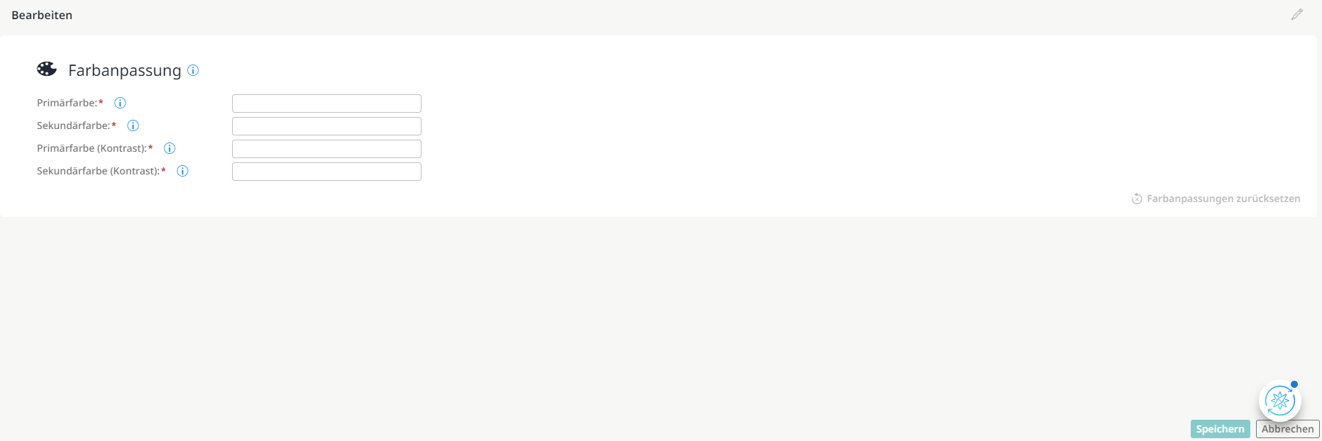 Farbanpassung ändern
