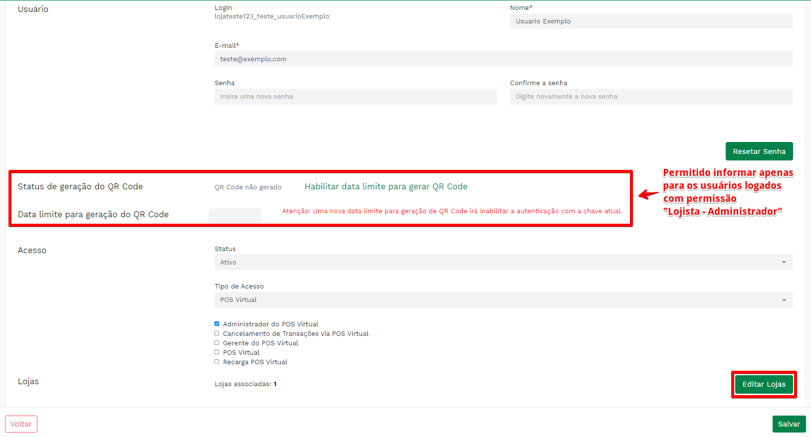 "Link to change associated stores." -no-filter