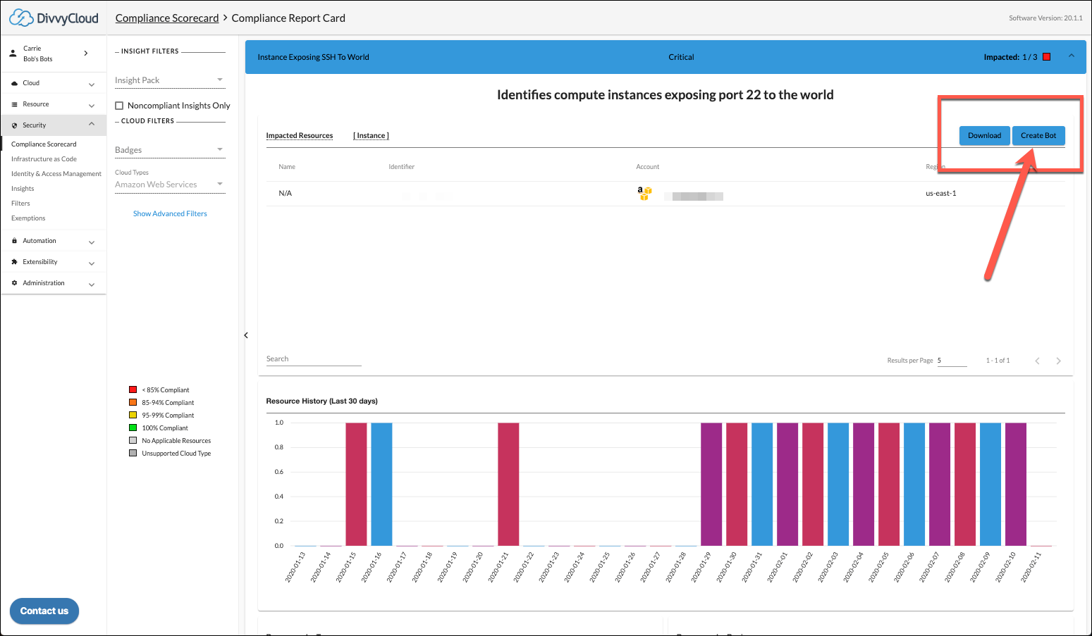 ComplianceScorecard_ReportView_CreateBot.png