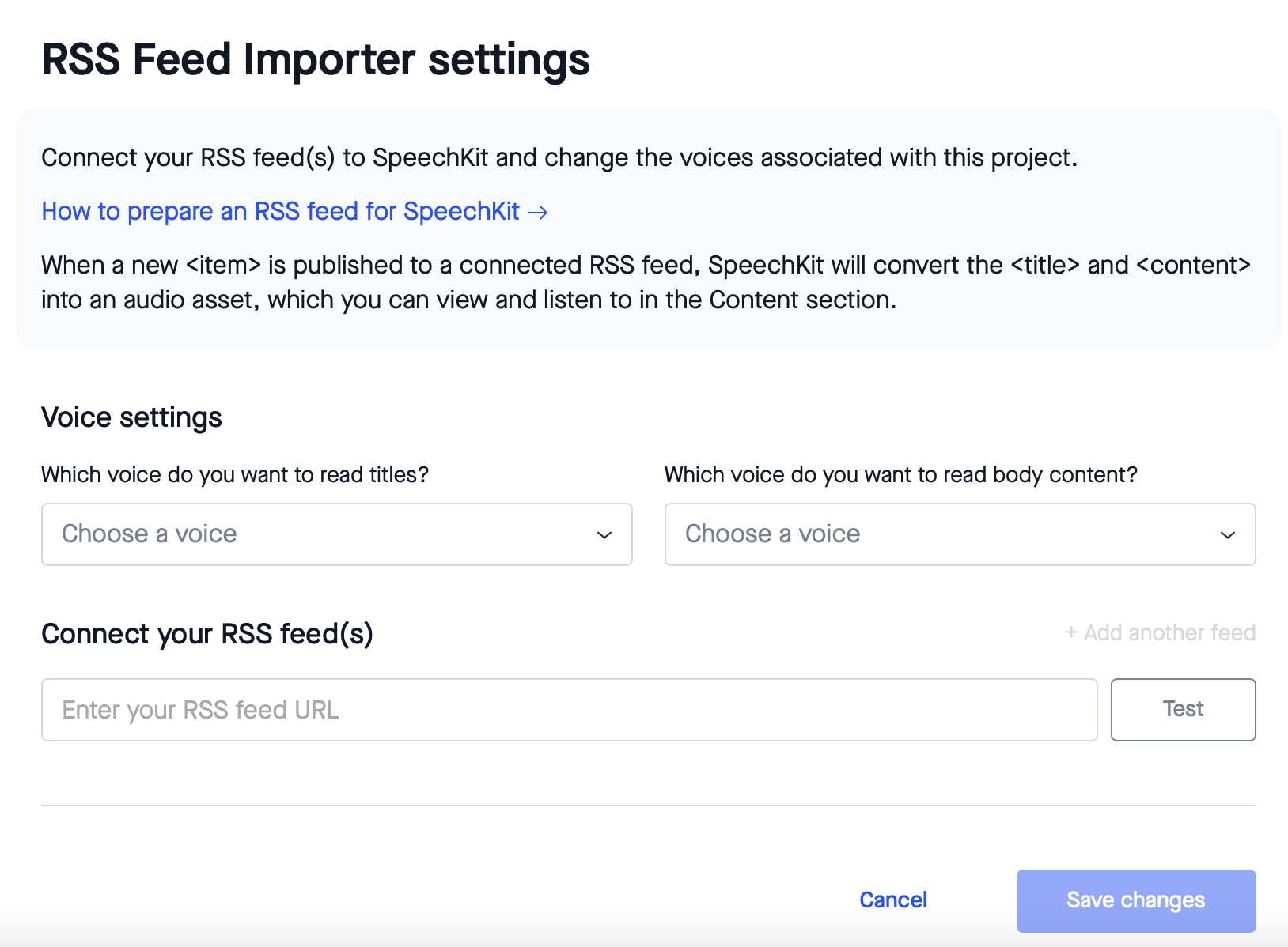 RSS Feed Importer settings in SpeechKit.png