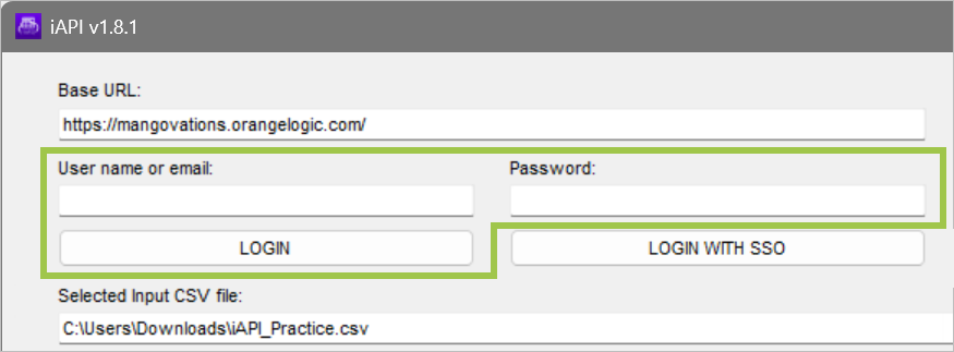 Orange Logic credentials login