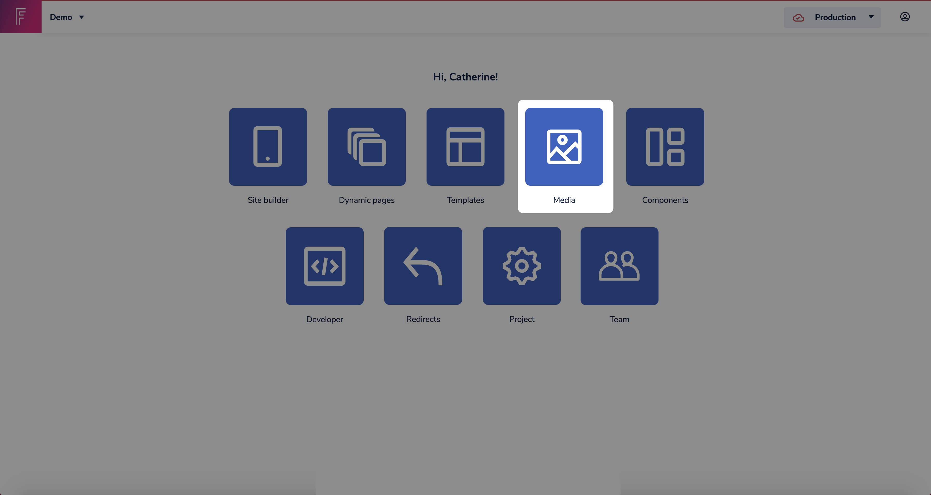 Media on Frontastic studio dashboard.png