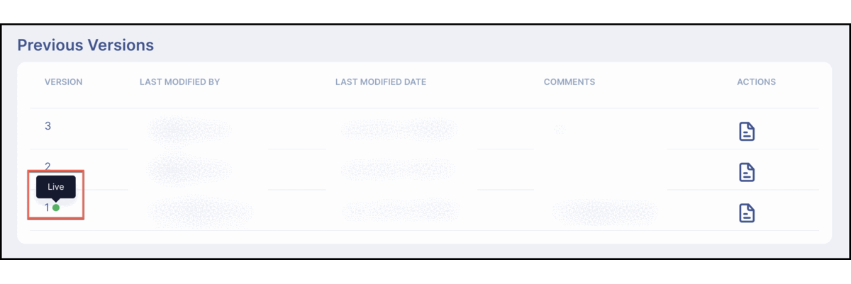 Enhanced Release Markers in Version History page