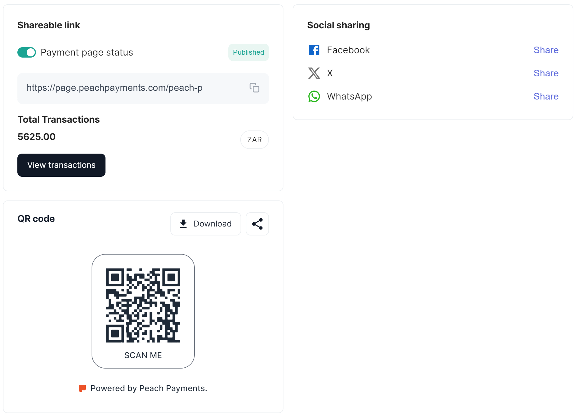 Payment Page