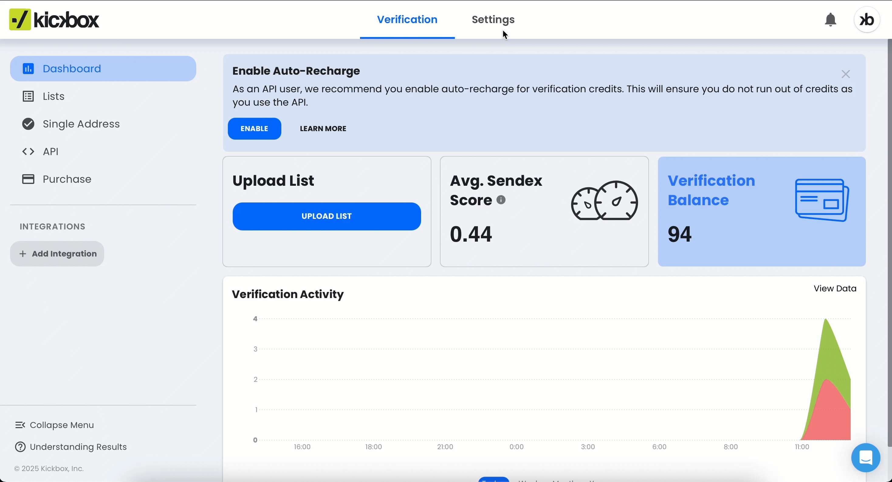 Obtain Kickbox API Key