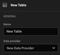 Selecting a Data Provider