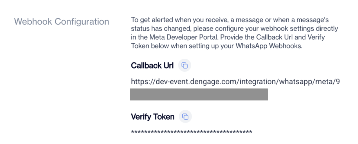 Webhook Configuration
