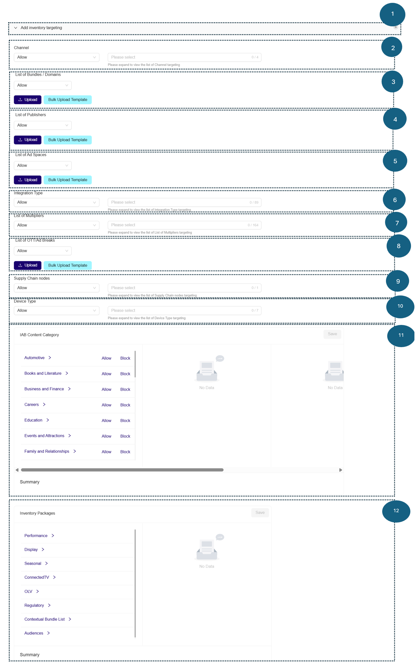 **Add Inventory Targeting**