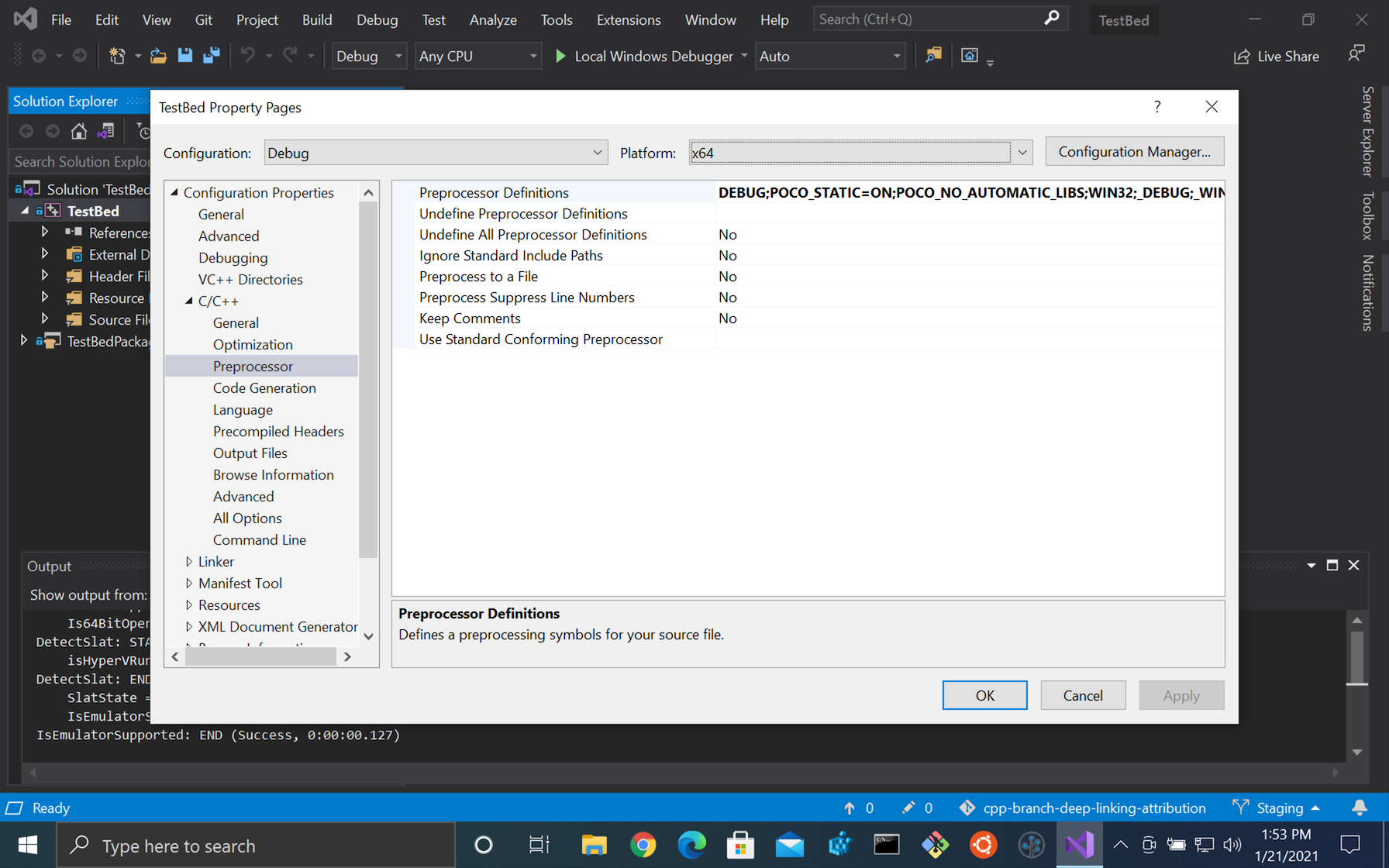 Win32 Preprocessor Definition _ Intellisense: command-line error ...
