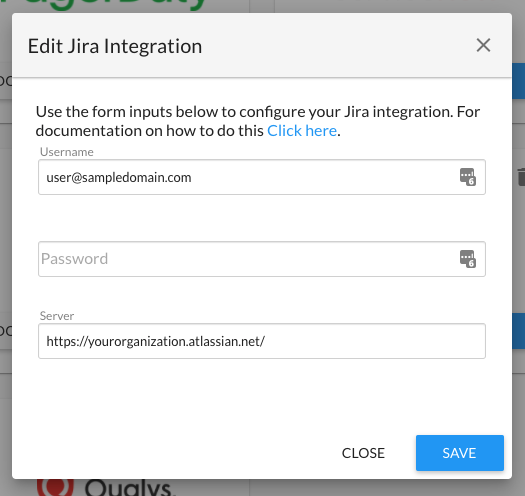 Edit Jira Integration Details