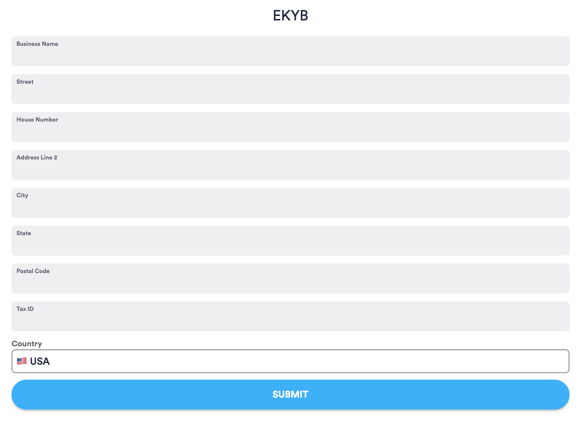 eKYB module configuration