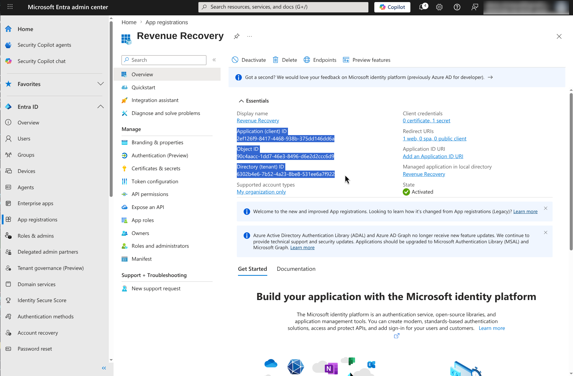 App Overview IDs