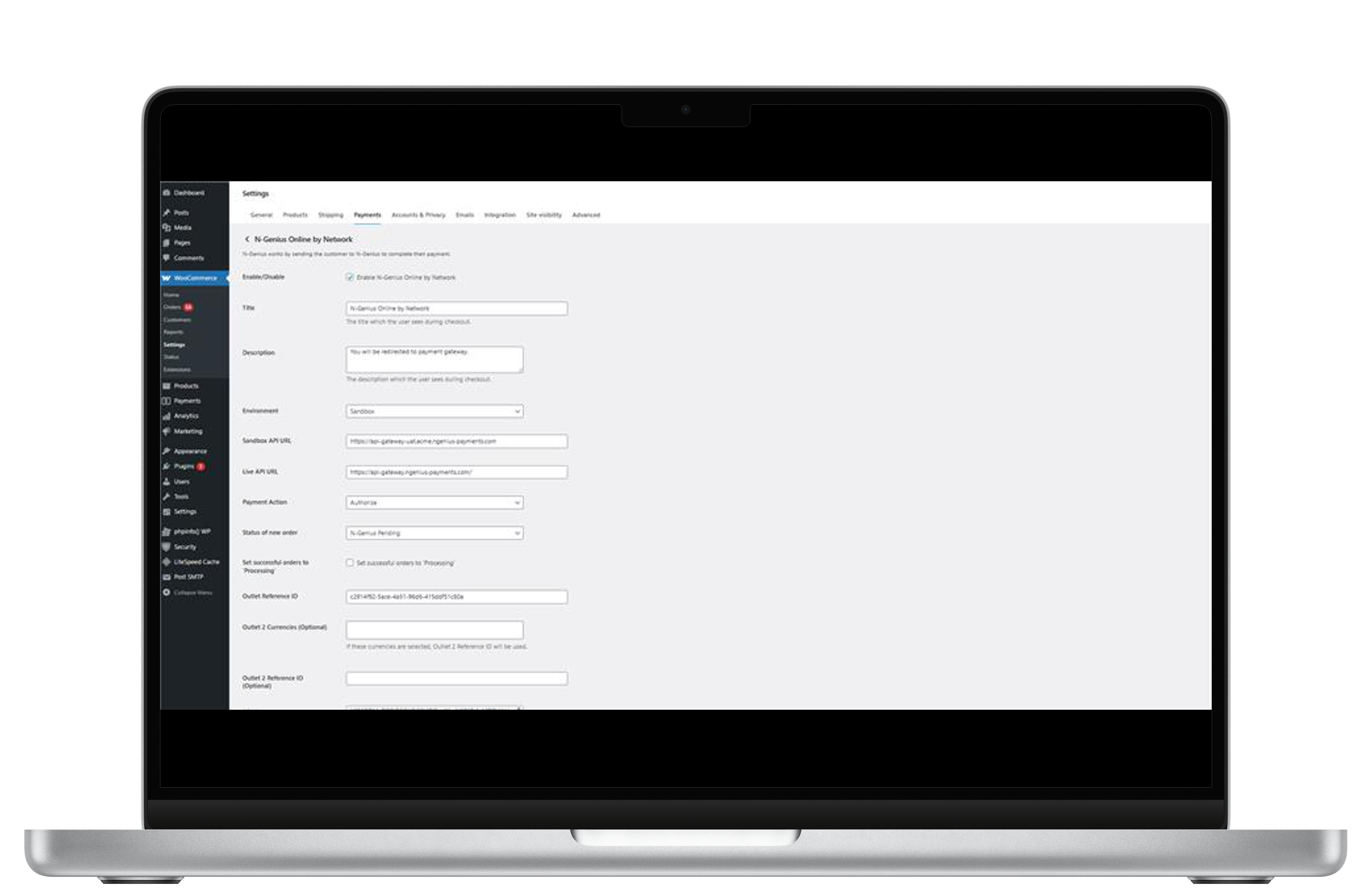 Configure the plugin from the configuration screen.